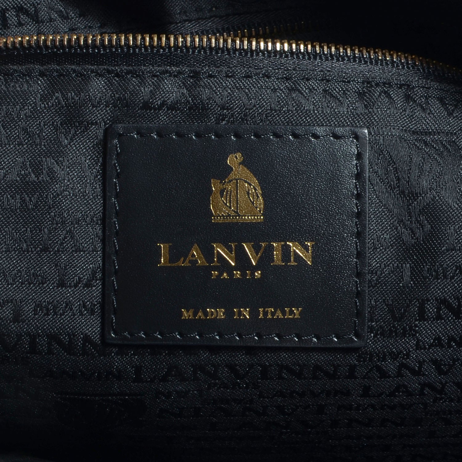 Lanvin Lambskin Quilted Amalia Mini Cabas Black 6 of 9