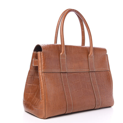 Mulberry Crocodile Embossed Bayswater Camel 2 of 11
