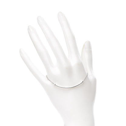 Tiffany 18K White Gold T Smile Bracelet 2 of 5