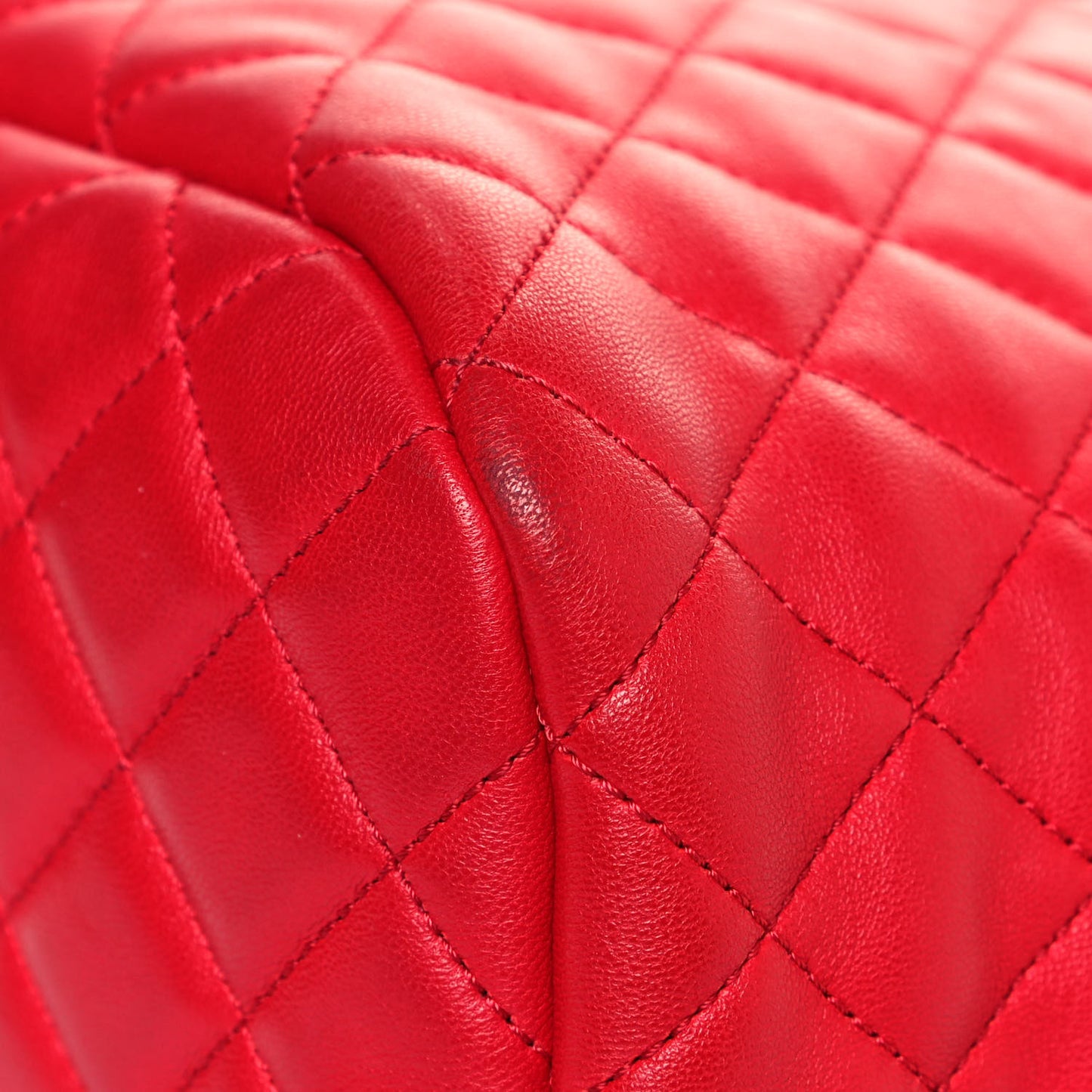 Lambskin Quilted Large Urban Spirit Backpack Red