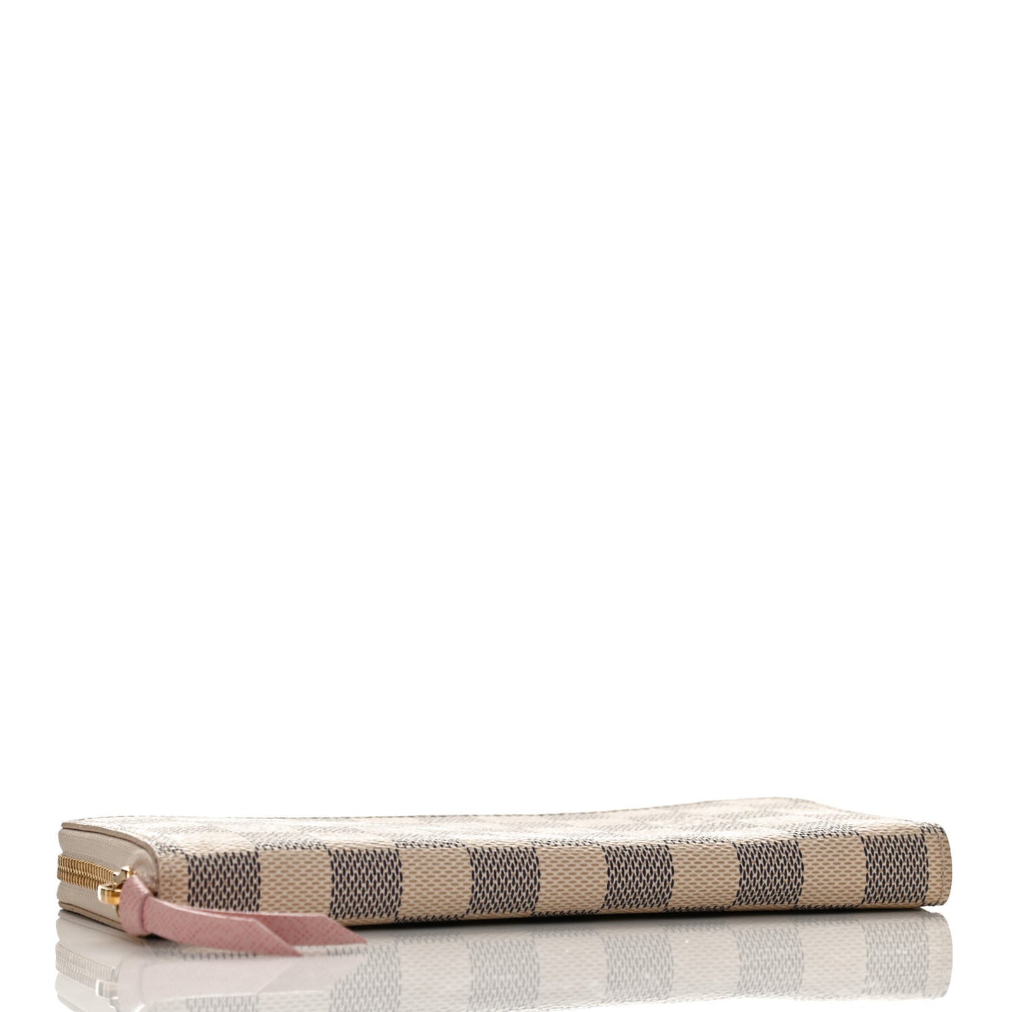 Damier Azur Clemence Wallet Rose Ballerine