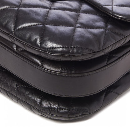 Chanel Lambskin Quilted Chanel 3 Large Flap Black 4 of 9