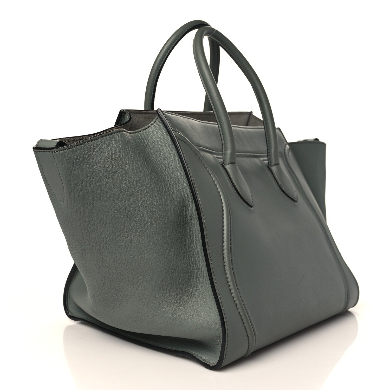Celine Supple Calfskin Medium Phantom Luggage Glacier 3 of 8
