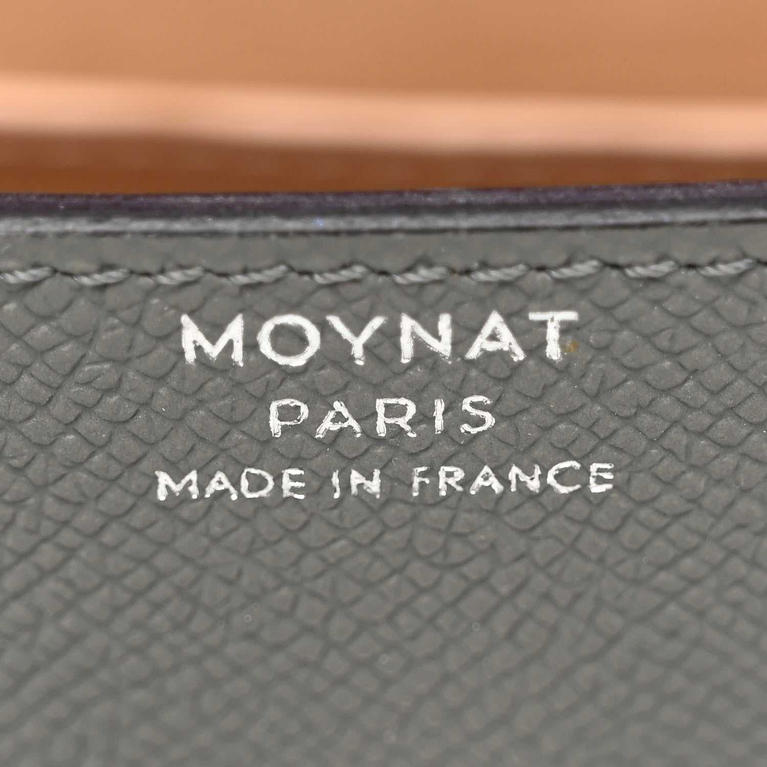 Moynat Carat Calfskin Bicolor Gabrielle PM Fuchsia Tourterelle 6 of 10