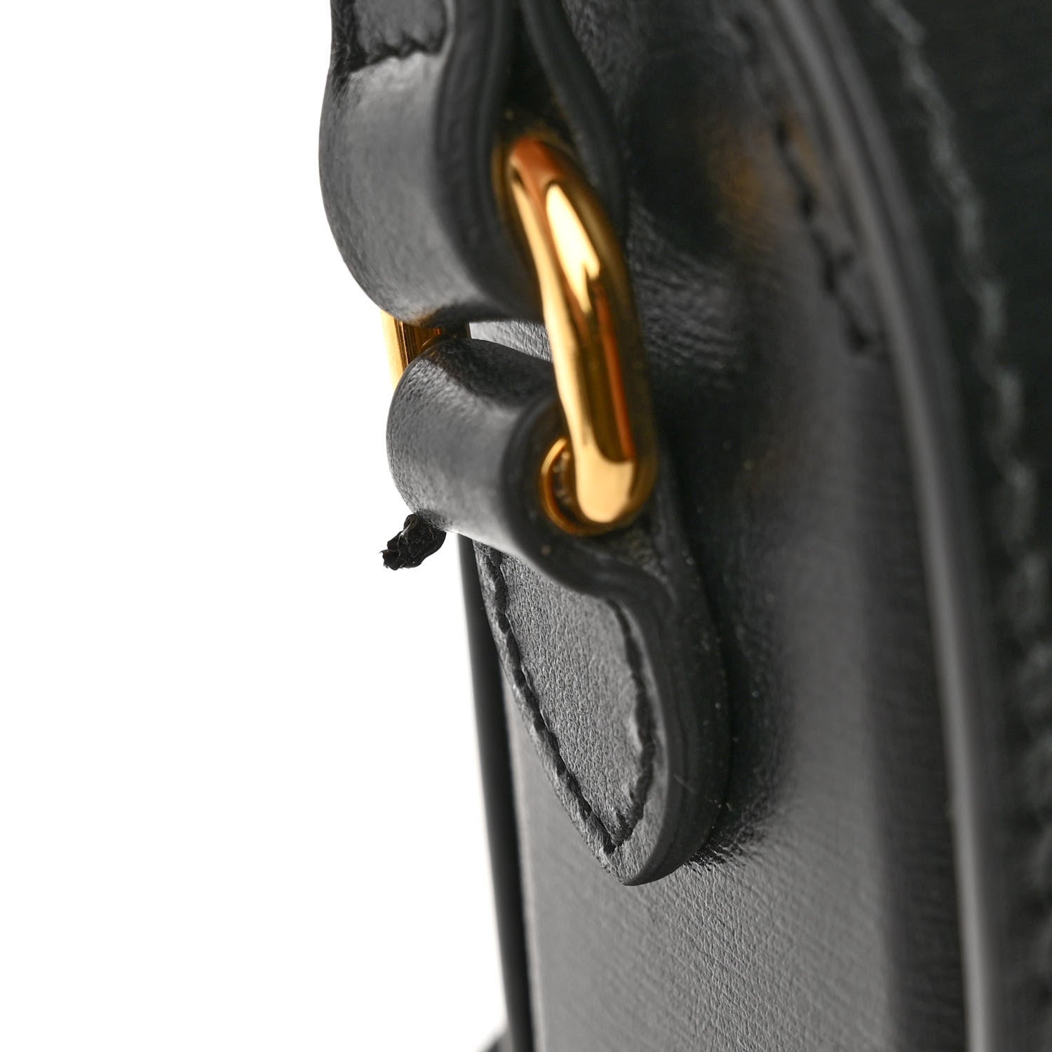 Gucci Boarded Plutone Calfskin Mini Horsebit 1955 Crossbody Bag Black 11 of 12