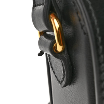 Gucci Boarded Plutone Calfskin Mini Horsebit 1955 Crossbody Bag Black 11 of 12