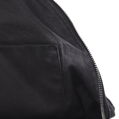 Balenciaga Calfskin Canvas Navy Backpack Black 14 of 16