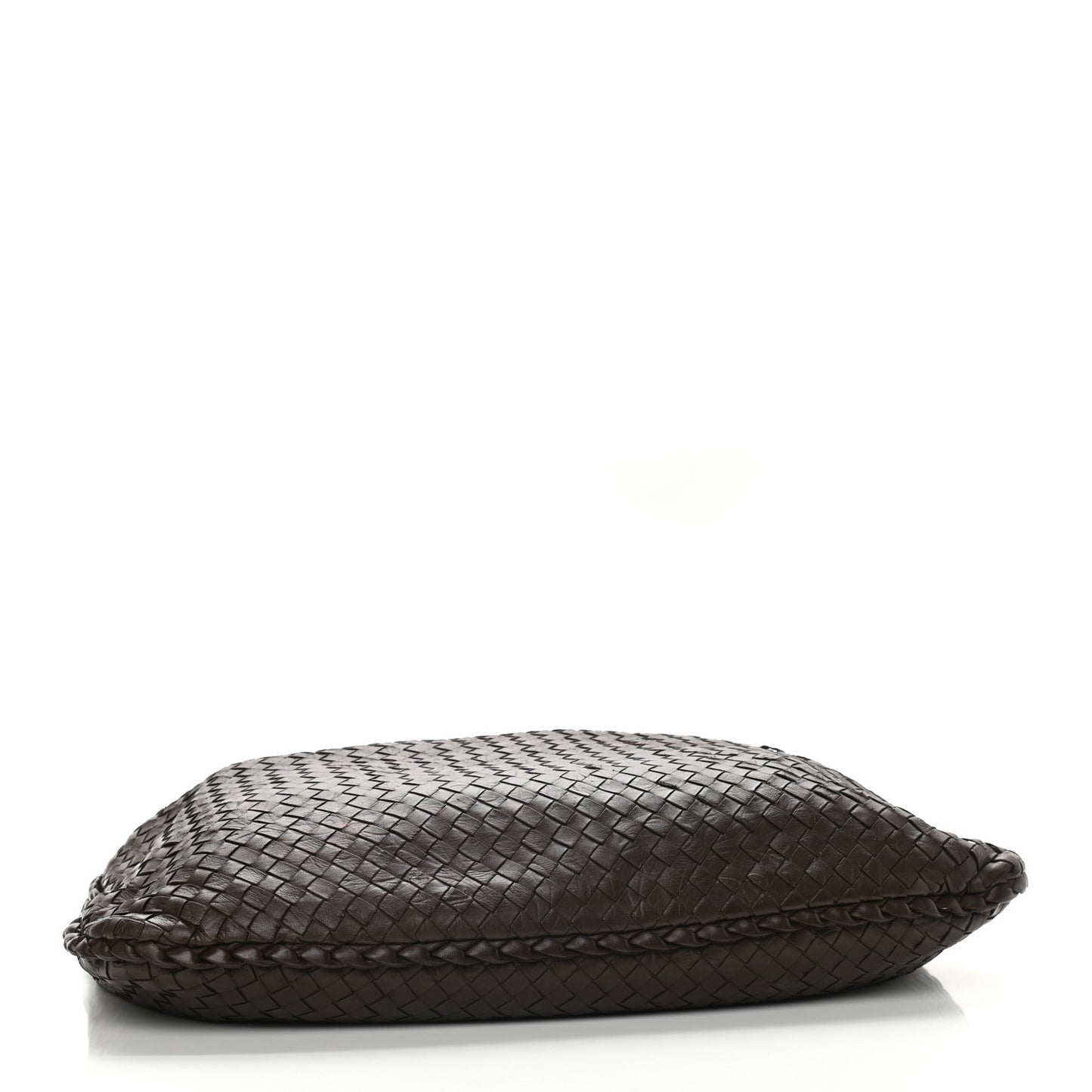 Nappa Intrecciato Large Veneta Hobo Ebano