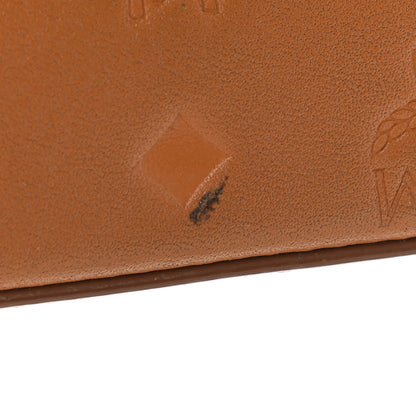 MCM Calfskin Ottomar Monogram Klara Crossbody Bag Cognac 11 of 11