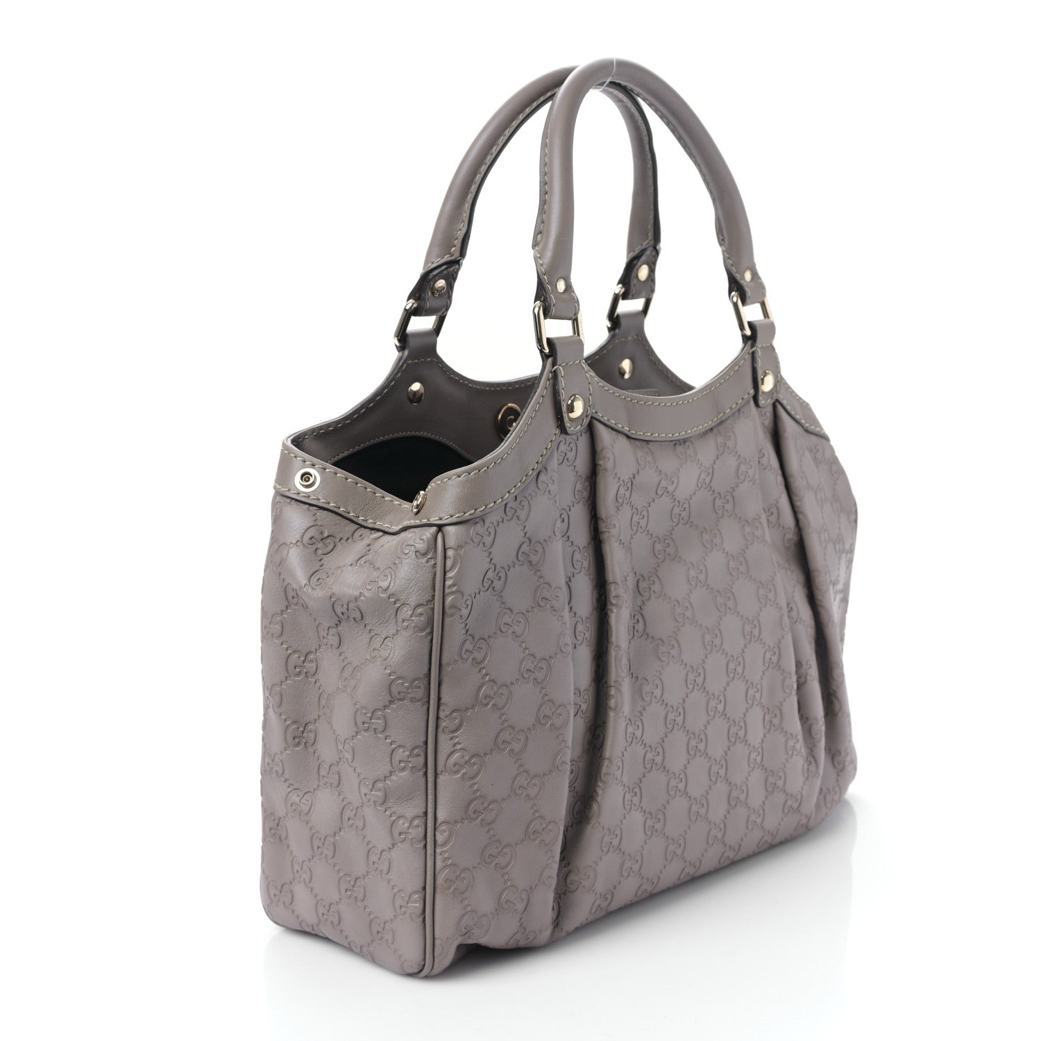 Gucci Guccissima Medium Sukey Tote Taupe 3 of 9