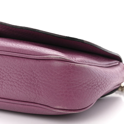 Gucci Pebbled Calfskin Medium Soho Flap Crossbody Peonia Flower 10 of 16