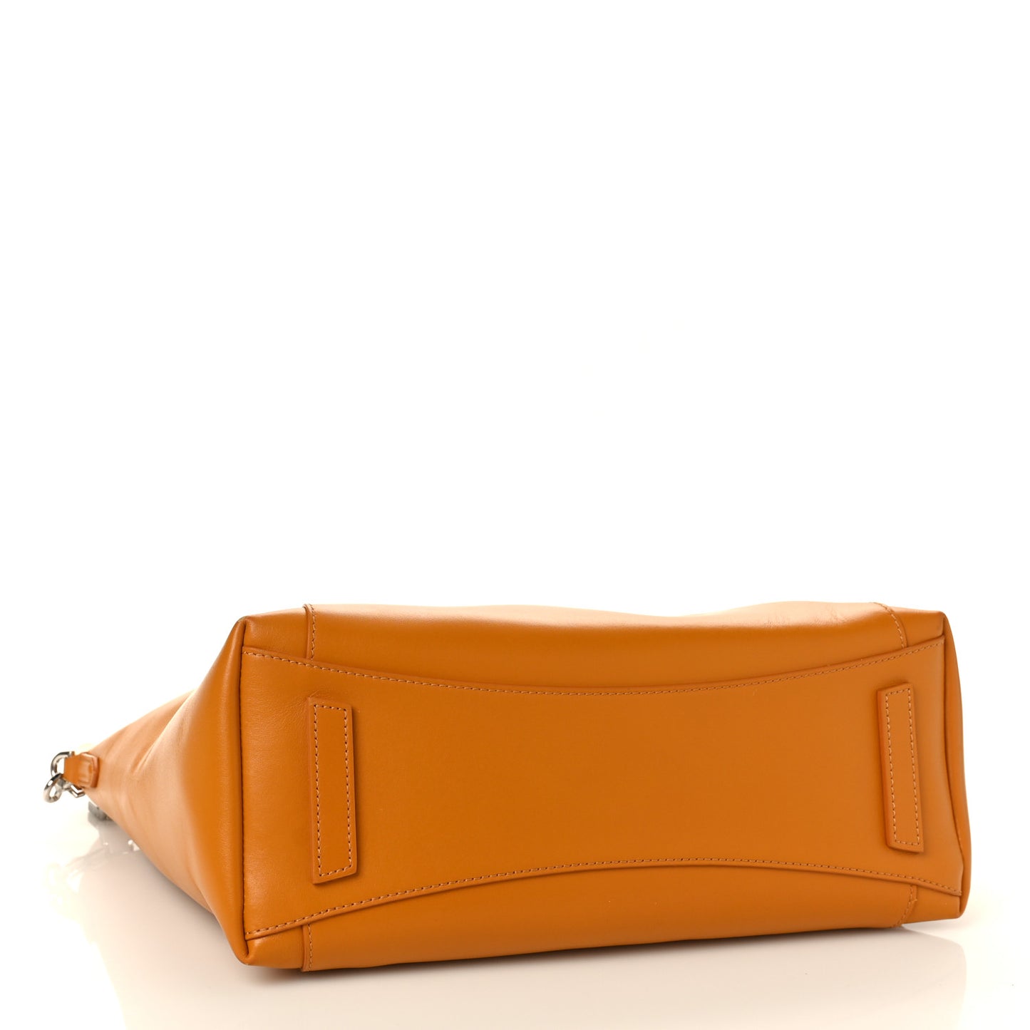 Box Calfskin Small Antigona Sport Top Handle Bag Pumpkin