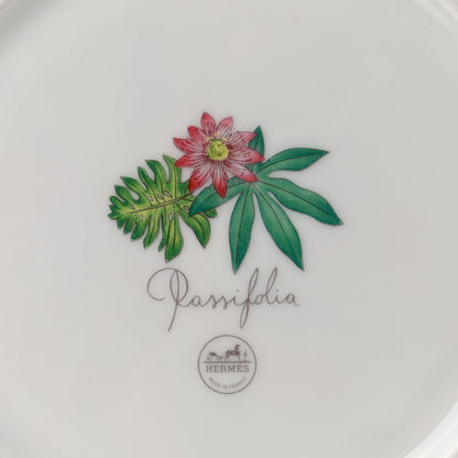Hermes Porcelain Passifolia Dessert Plate N°1 Set of 2 5 of 8