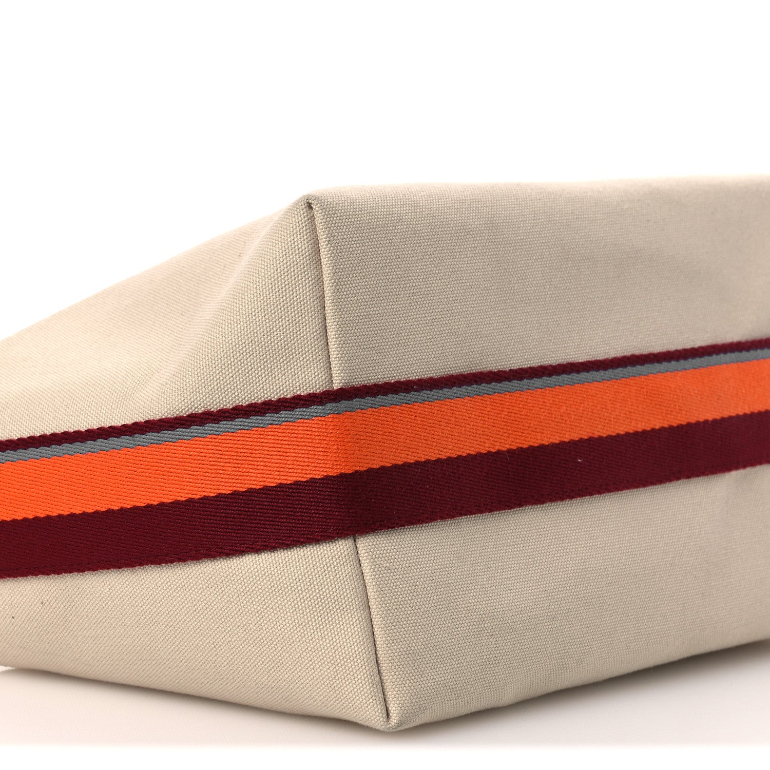 Hermes Cotton Canvas H Pavillon Large Bride-A-Brac Pouch Naturel 8 of 12