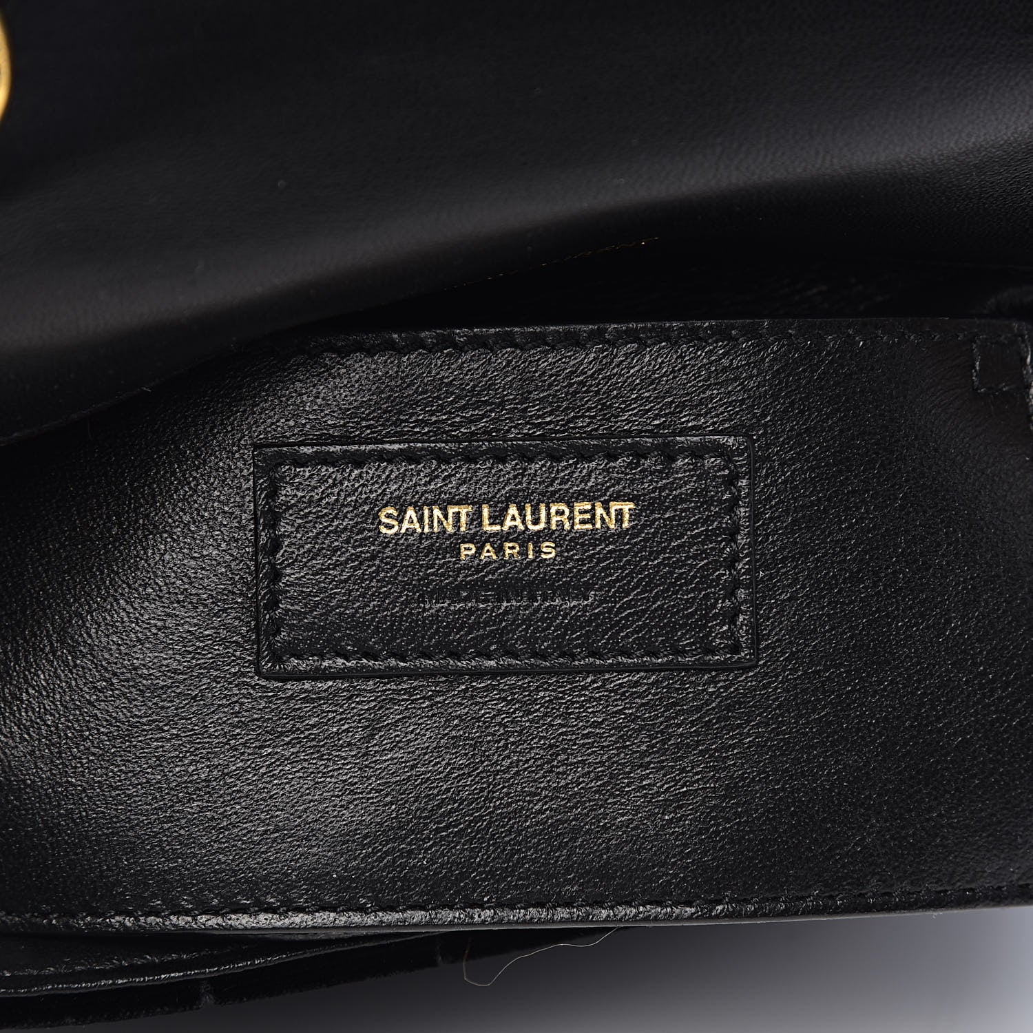 Saint Laurent Velvet Matelasse Small Vicky Chain Bag Black 7 of 10