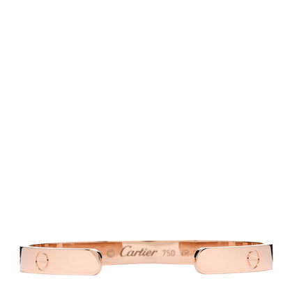 Cartier 18K Pink Gold LOVE Cuff Bracelet 17 2 of 3