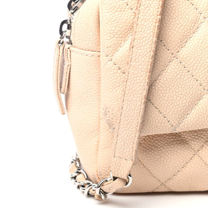 Chanel Caviar Quilted Medium Casual Journey Flap Light Pink 10 of 11