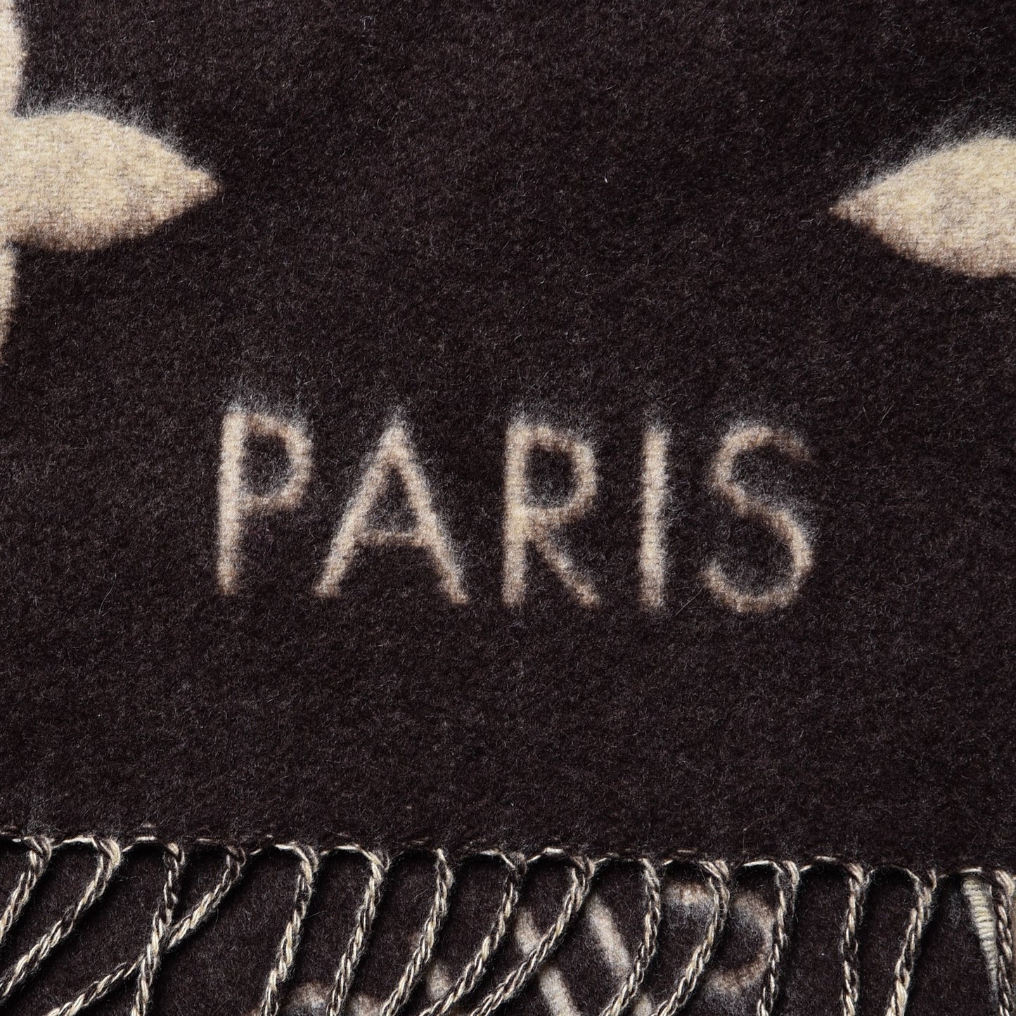 Cashmere Monogram Reykjavik Scarf Brown