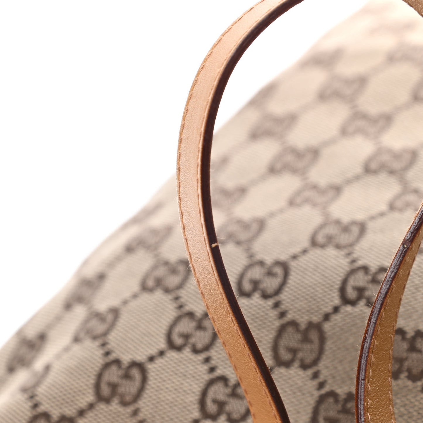 Monogram Large Bucket Tote Brown