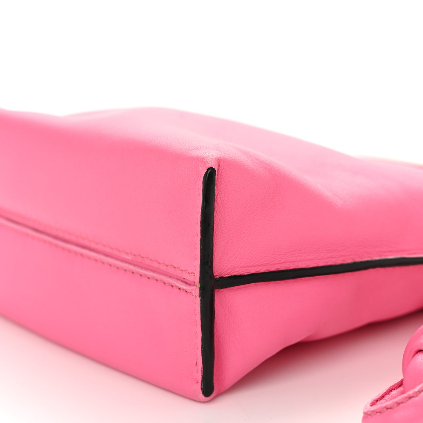 Nappa Mini Flamenco Knot Crossbody Bag Pink