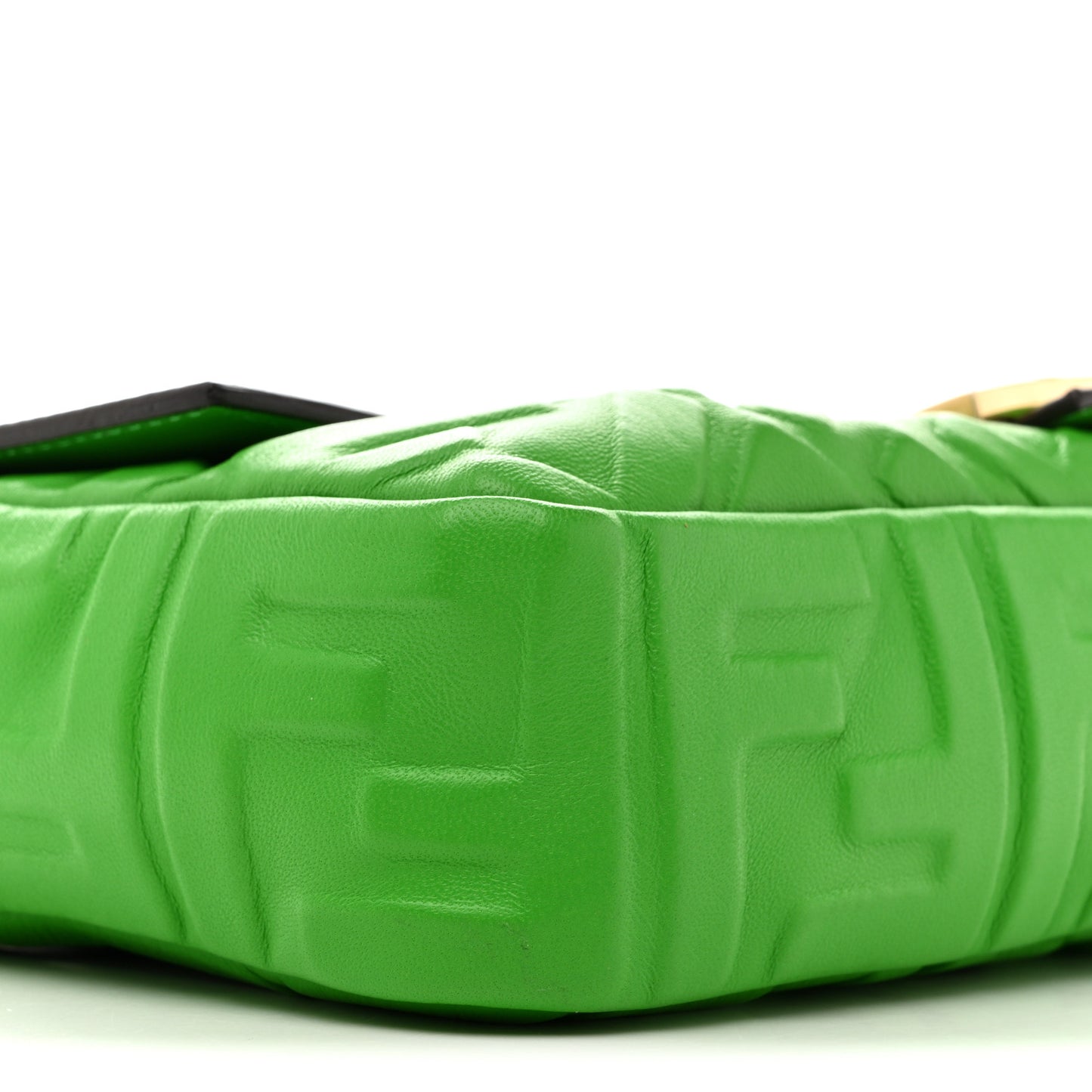 Nappa FF 1974 Embossed Baguette Tomatillo