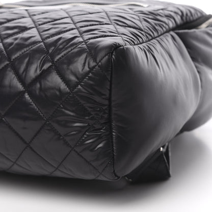 Chanel Nylon Quilted Coco Cocoon Backpack Black 9 of 9