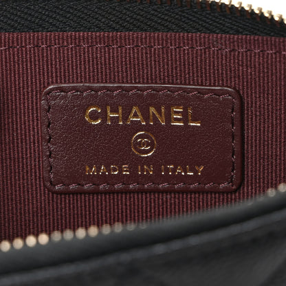 Chanel Caviar Quilted Zipped Key Holder Case Black 6 of 8