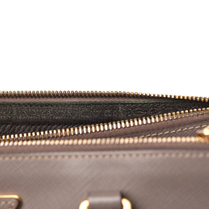 Prada Saffiano Small Galleria Double Zip Tote Argilla 15 of 17