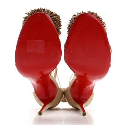 Christian Louboutin Nappa Starouchi 100 Sandal 37.5 Nude 5 of 9