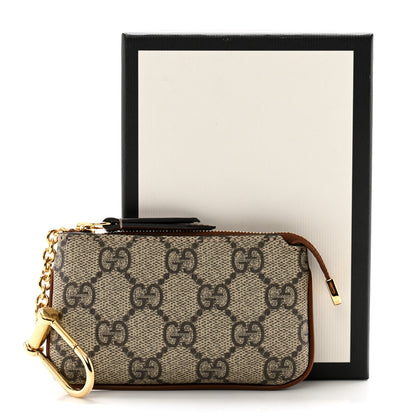 Gucci GG Supreme Monogram Key Case Brown 8 of 8