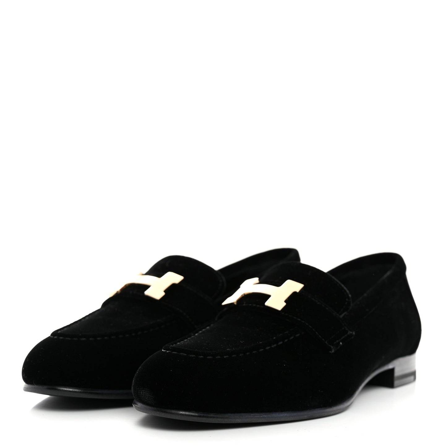 Velvet Womens Paris Loafers 35 Black