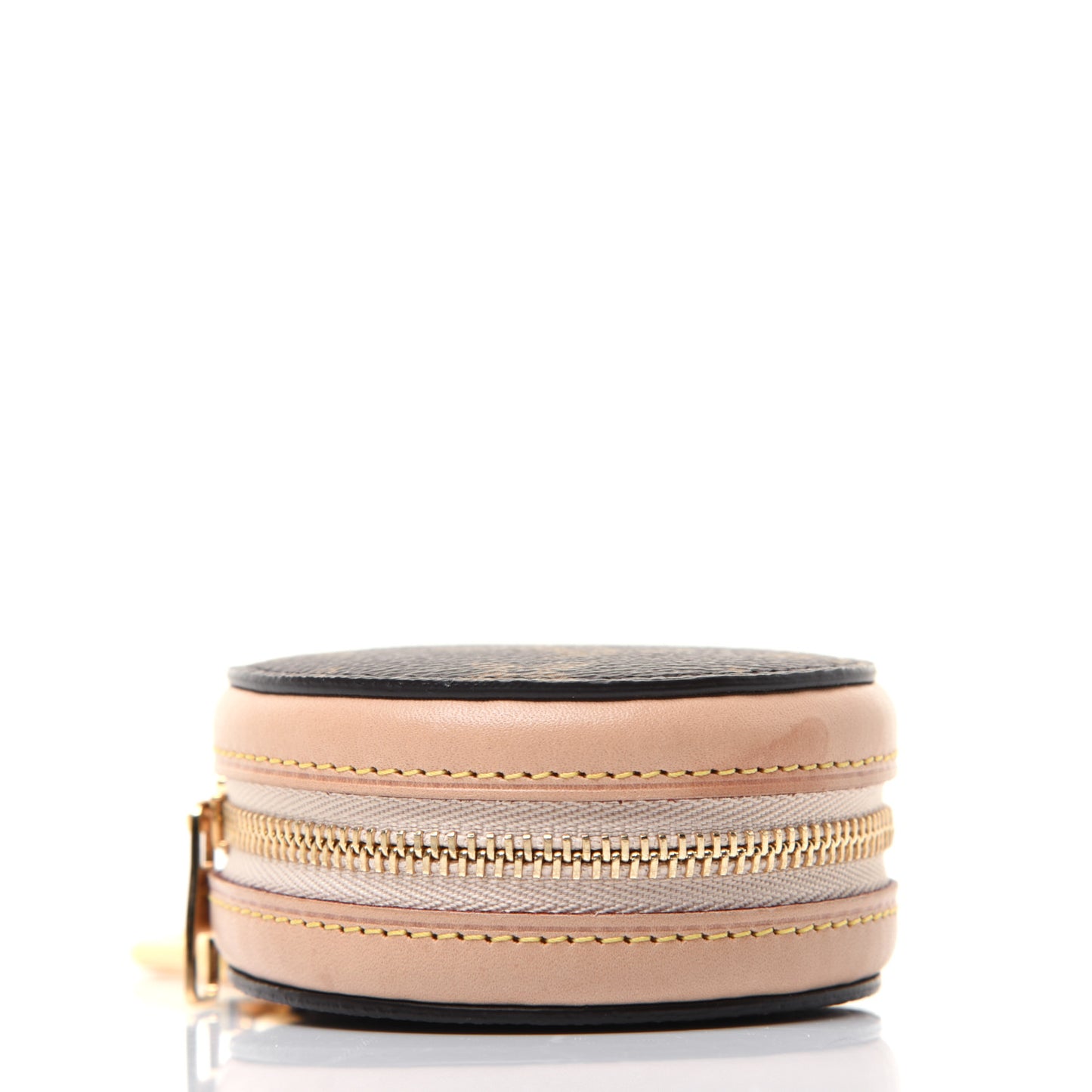 Monogram Round Bag Charm