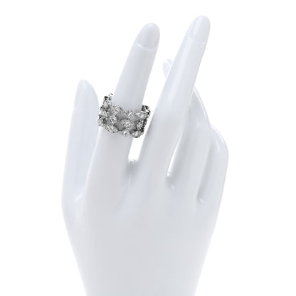 Cartier 18K White Gold Diamond Diadea 3 Row Ring 54 7 2 of 4