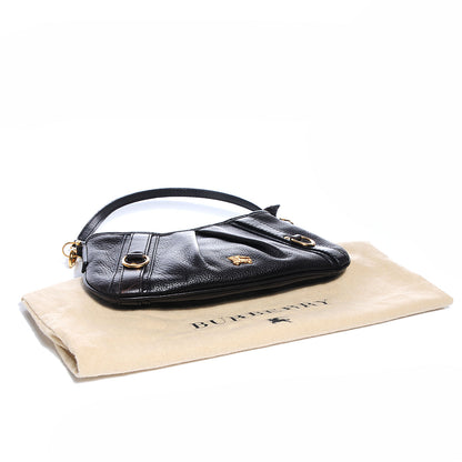 Burberry Pebbled Leather Ashbury Clutch Brown 4 of 8