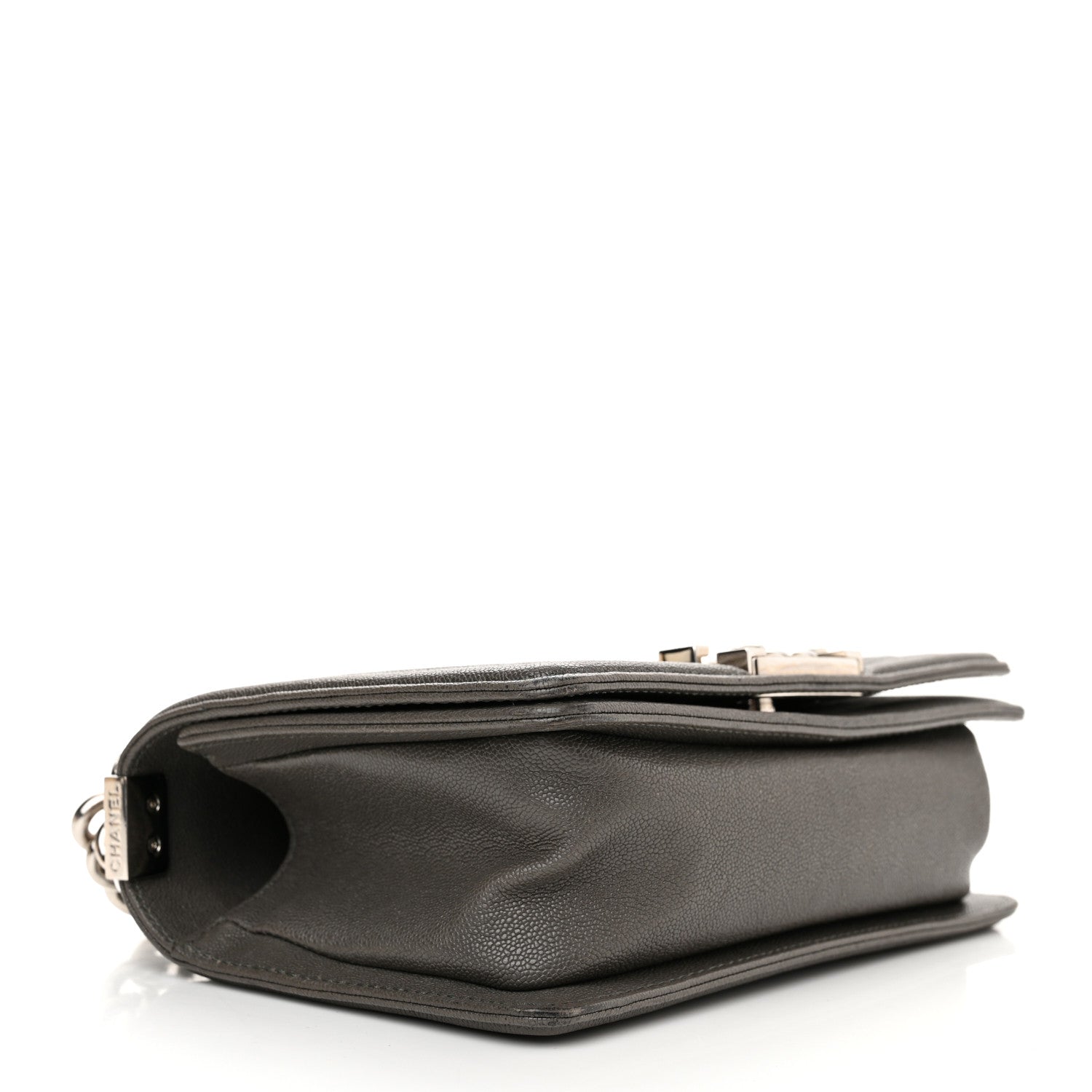Chanel Caviar Quilted Small Boy Flap Grey 4 of 14