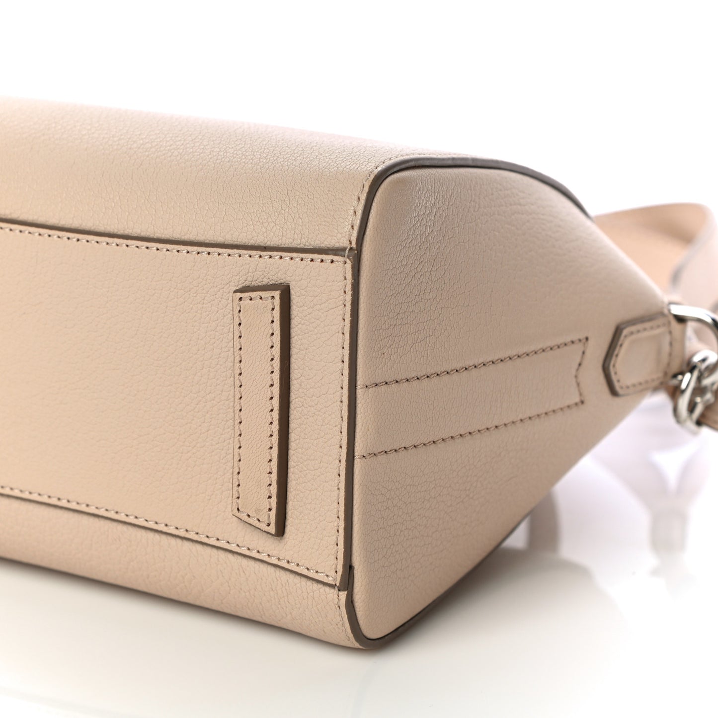 Sugar Goatskin Mini Antigona Nude Pink