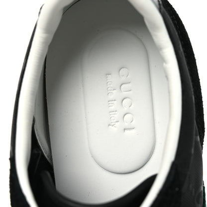 Gucci GG Suede Monogram Web Re-Motion Sneakers 38 Black 9 of 11