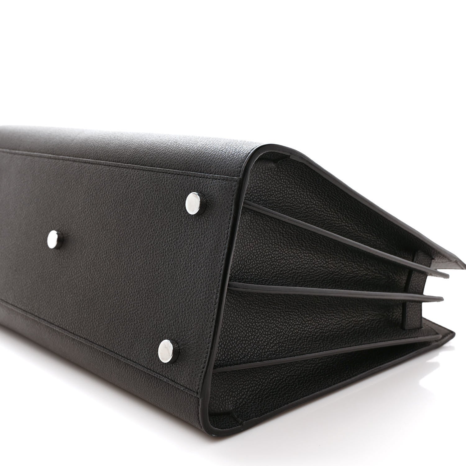 Saint Laurent Grained Calfskin Small Sac De Jour Black 8 of 8