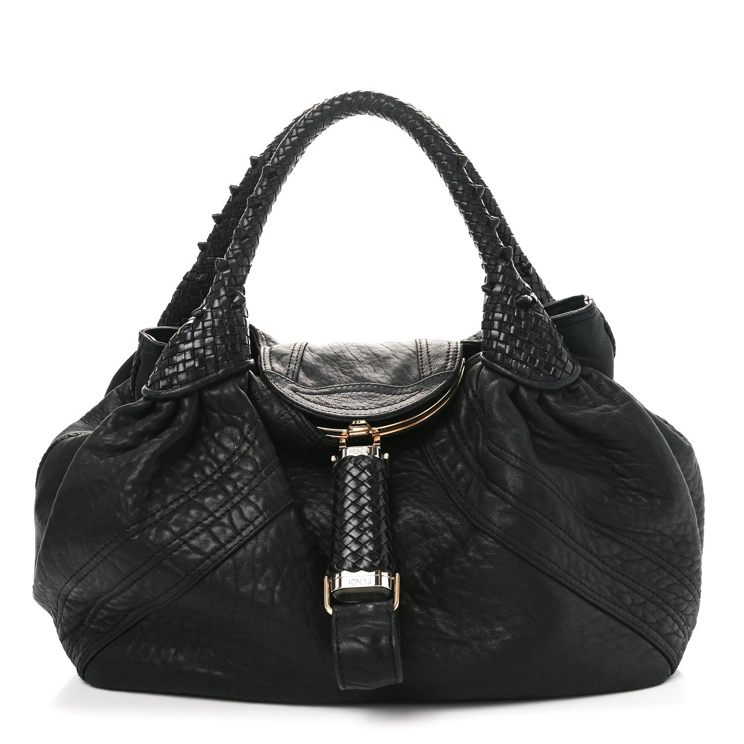 Fendi Nappa Nuvolata Spy Black 1 of 9