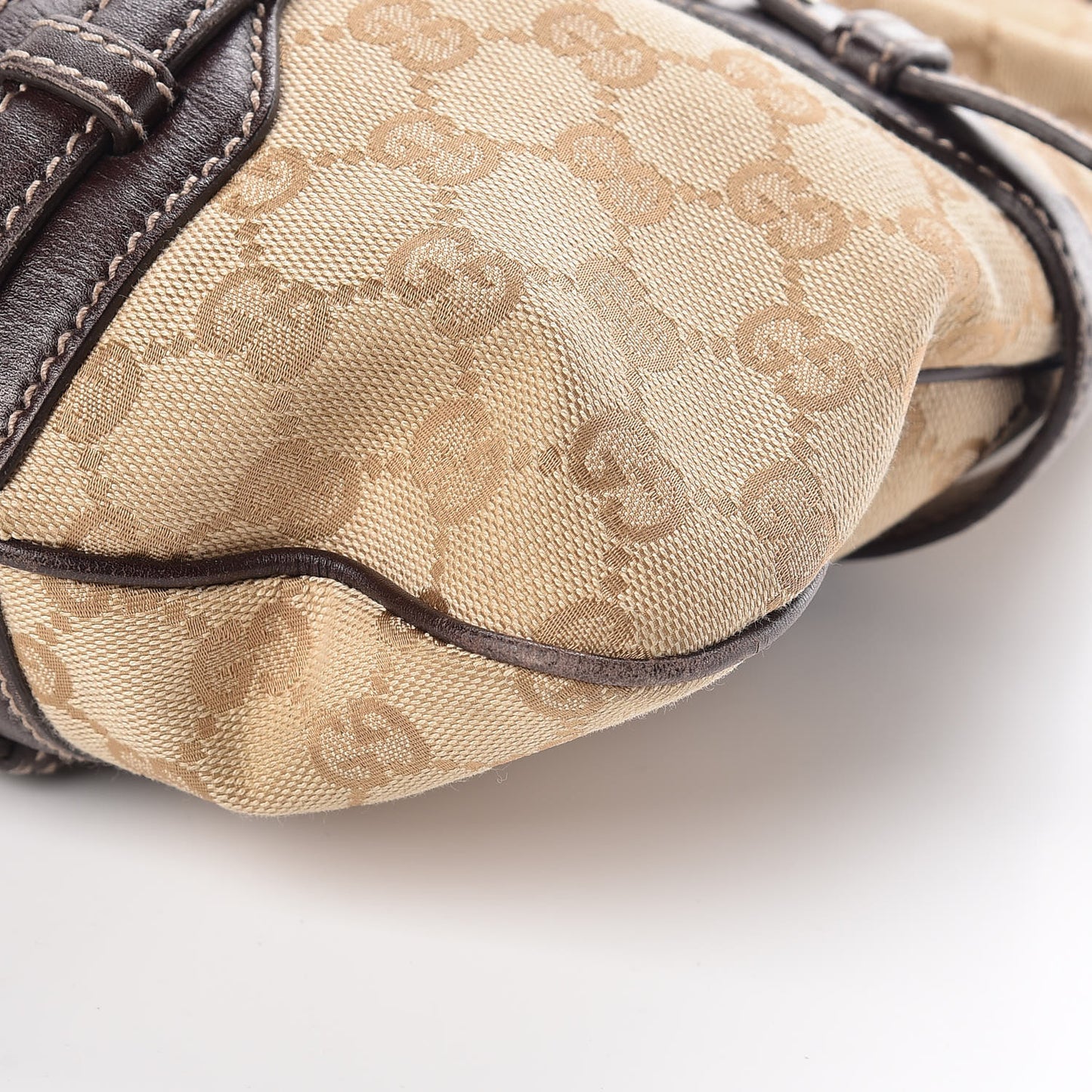 Monogram Large Horsebit 85th Anniversary Hobo Dark Brown