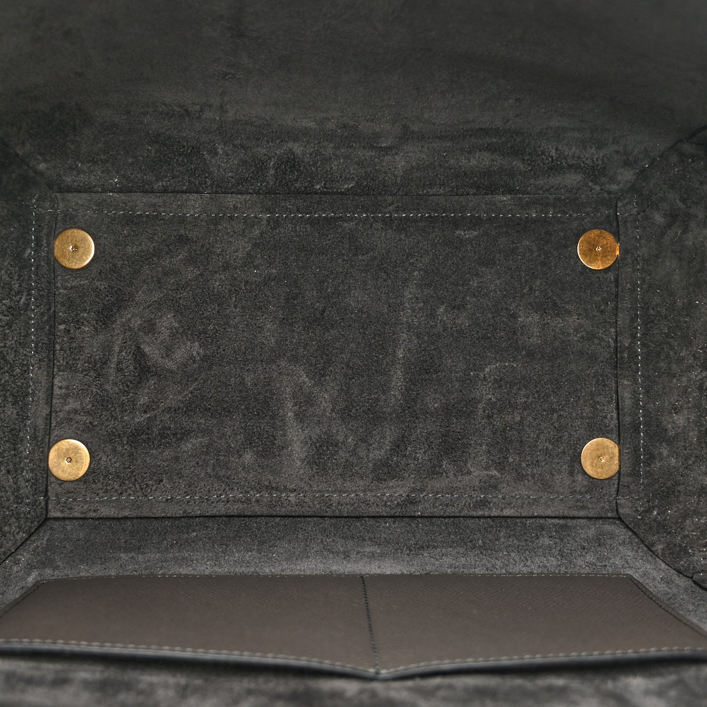 Grained Calfskin Mini Belt Bag Grey