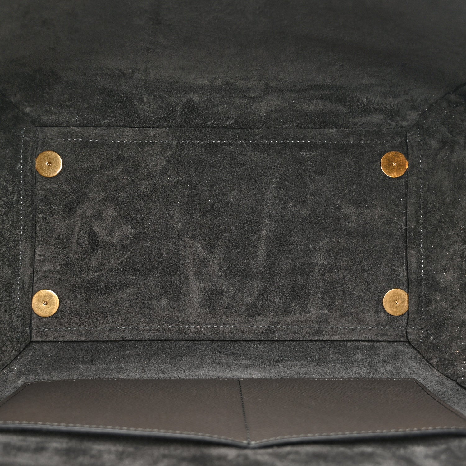 Celine Grained Calfskin Mini Belt Bag Grey 5 of 14