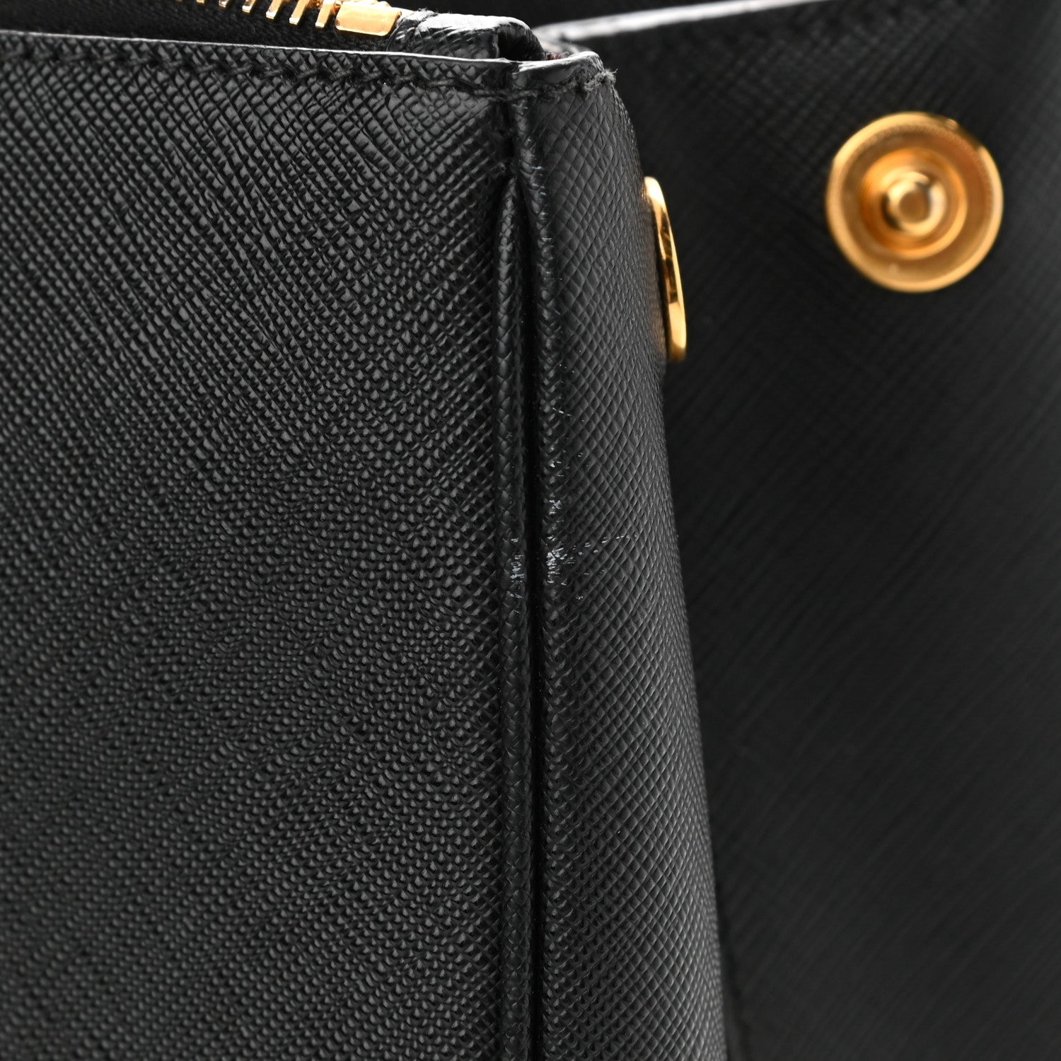 Prada Saffiano Lux Large Galleria Double Zip Tote Black 12 of 19