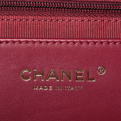 Chanel Shiny Caviar Quilted Large Bowling Bag Black Black 6 of 10