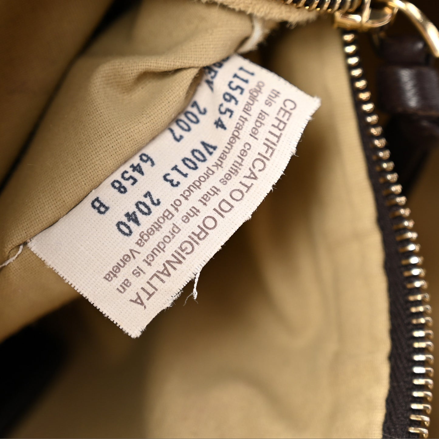 Nappa Intrecciato Large Veneta Hobo Ebano