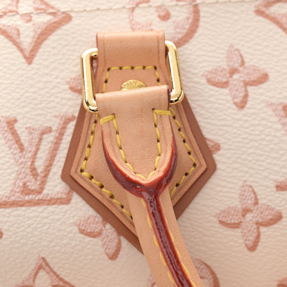 Louis Vuitton Monogram Fall for You Speedy Bandouliere 25 Beige Clair 10 of 14