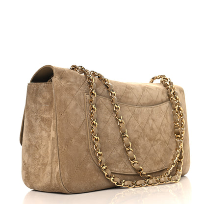 Chanel Suede Calfskin Small Souplissimo Maxi Flap Dark Beige 2 of 9