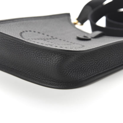 Hermes Taurillon Clemence Evelyne TPM Black 7 of 10
