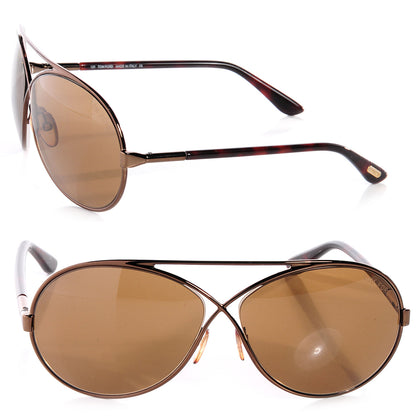 Tom Ford Georgette TF154 Sunglasses Bronze 1 of 7