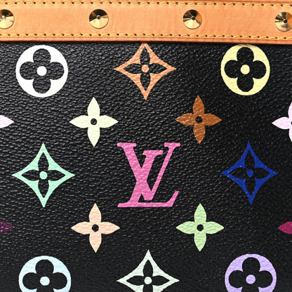 Louis Vuitton Monogram Multicolor Pochette Accessories Black 8 of 10